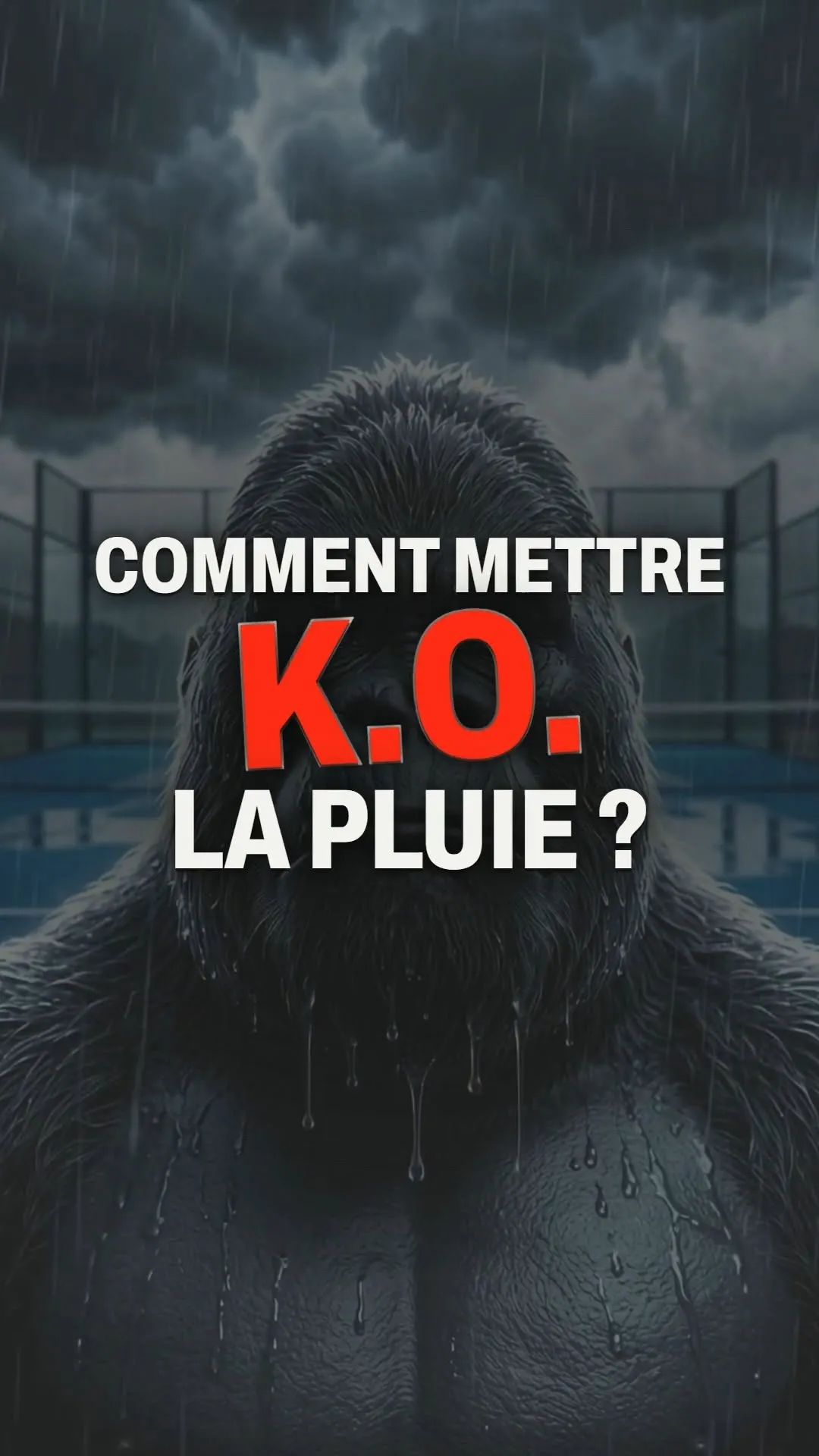 Reel SCUD : le gorille smashe sous la pluie avec la Black Impact B3