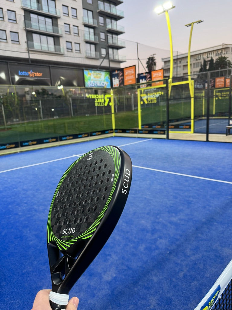 The scud® Padel Racket - Limited Edition - Black - Carbon 18k