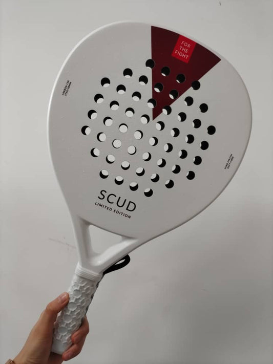 La Raquette de Padel scud® - Limited Edition - White - Carbon 12k